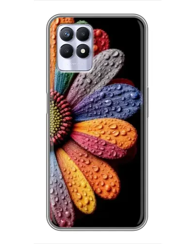 Чехол для Realme 8 Pro с картинкой «Радужный цветок»