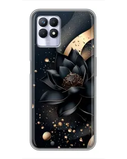 Чехол для Realme 8 Pro с картинкой «Черный лотос»