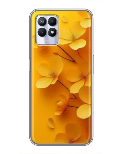 Чехол для Realme 8 Pro с картинкой «Золотые лепестки»