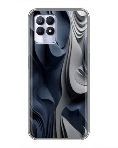 Чохол для Realme 8 Pro з картинкою «Об'ємні сині складки» Чохол для Realme 8 Pro з картинкою «Об'ємні сині складки»