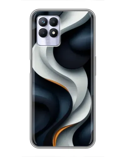 Чохол для Realme 8 Pro з картинкою «Об'ємні чорно-білі стрічки» Чохол для Realme 8 Pro з картинкою «Об'ємні чорно-білі стрічки»
