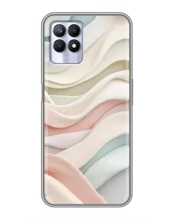 Чохол для Realme 8 Pro з картинкою «Пастельні ніжні хвилі»