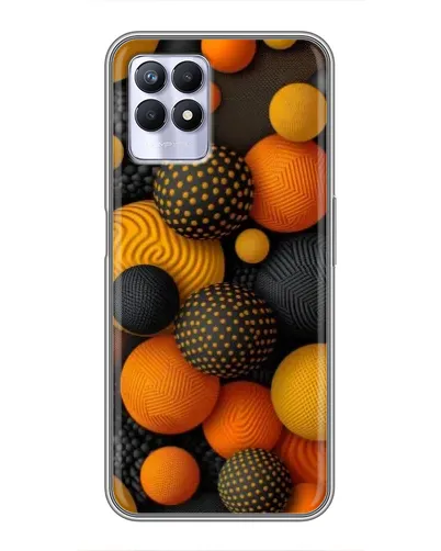 Чохол для Realme 8 Pro з картинкою «Об'ємні помаранчеві сфери» Чохол для Realme 8 Pro з картинкою «Об'ємні помаранчеві сфери»