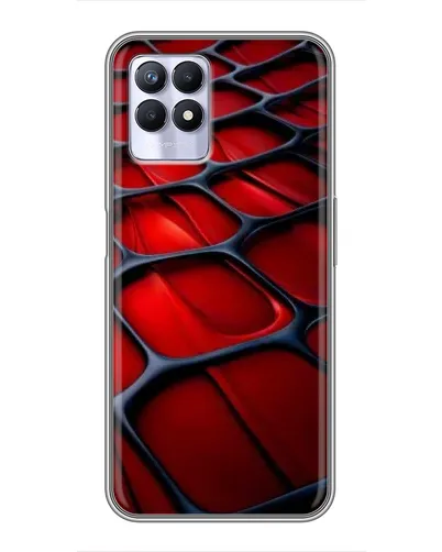 Чохол для Realme 8 Pro з картинкою «Червона глянцева сітка» Чохол для Realme 8 Pro з картинкою «Червона глянцева сітка»