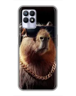 Чехол для Realme 8 Pro с картинкой «Капибара золотая цепь» Чехол для Realme 8 Pro с картинкой «Капибара золотая цепь»