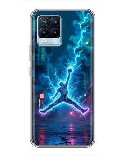 Чехол для Realme 8 с картинкой «Jordan Gold Jumpman» Чехол для Realme 8 с картинкой «Jordan Gold Jumpman»