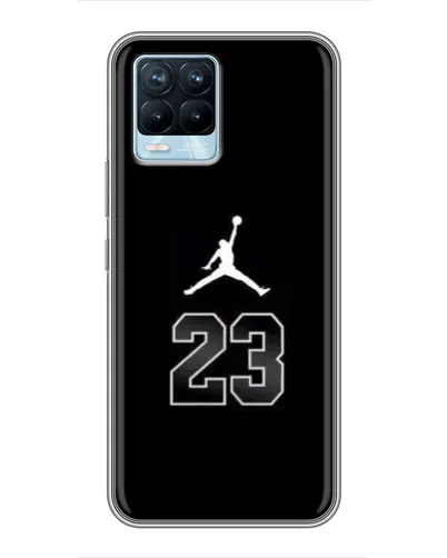 Чехол для Realme 8 с картинкой «Jordan Flight 23» Чехол для Realme 8 с картинкой «Jordan Flight 23»