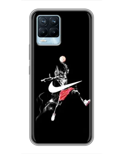 Чехол для Realme 8 с картинкой «Jordan Jumpman» Чехол для Realme 8 с картинкой «Jordan Jumpman»