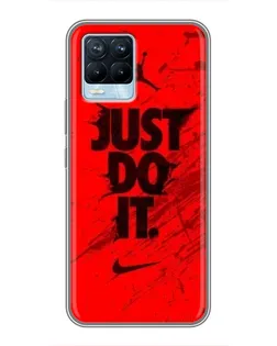 Чехол для Realme 8 с картинкой «Nike Just Do It»