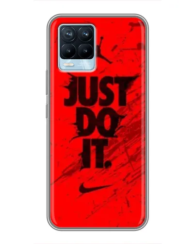 Чехол для Realme 8 с картинкой «Nike Just Do It» Чехол для Realme 8 с картинкой «Nike Just Do It»