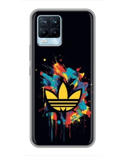 Чехол для Realme 8 с картинкой «Adidas Splash» Чехол для Realme 8 с картинкой «Adidas Splash»