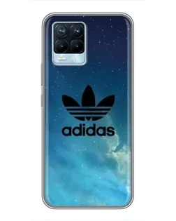 Чехол для Realme 8 с картинкой «Adidas Stone Logo»