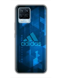 Чехол для Realme 8 с картинкой «Adidas Sport Art»