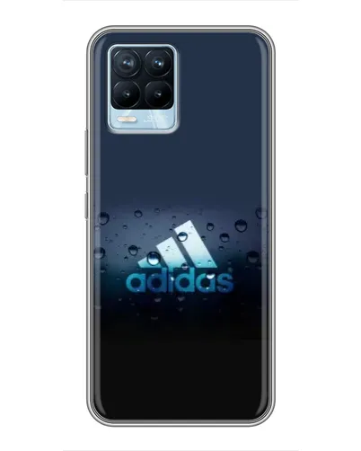 Чехол для Realme 8 с картинкой «Adidas Water Drops» Чехол для Realme 8 с картинкой «Adidas Water Drops»