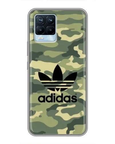 Чехол для Realme 8 с картинкой «Милитари стиль Adidas» Чехол для Realme 8 с картинкой «Милитари стиль Adidas»