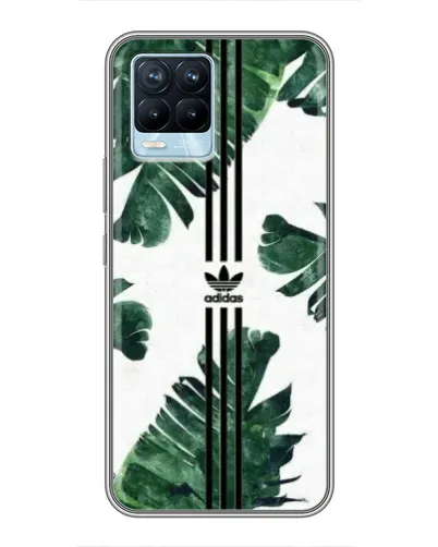Чехол для Realme 8 с картинкой «Пальмовые листья адидас» Чехол для Realme 8 с картинкой «Пальмовые листья адидас»