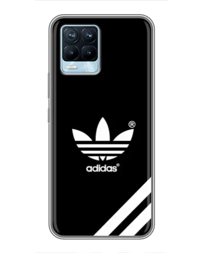 Чехол для Realme 8 с картинкой «Adidas с диагональными полосами» Чехол для Realme 8 с картинкой «Adidas с диагональными полосами»