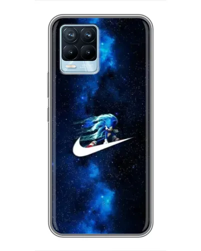 Чехол для Realme 8 с картинкой «Звездный путь Nike»