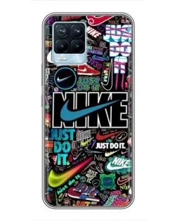 Чохол для Realme 8 з картинкою «Яскравий колаж Nike» Чохол для Realme 8 з картинкою «Яскравий колаж Nike»