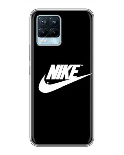 Чохол для Realme 8 з картинкою «Мазки фарби Nike» Чохол для Realme 8 з картинкою «Мазки фарби Nike»