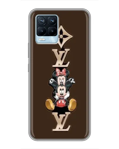 Чехол для Realme 8 с картинкой «LV и Микки Маус» Чехол для Realme 8 с картинкой «LV и Микки Маус»