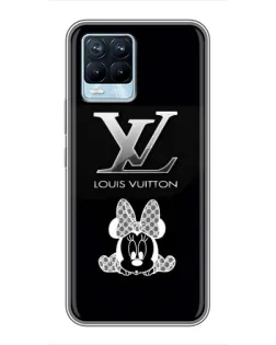 Чехол для Realme 8 с картинкой «LV и Минни Маус»