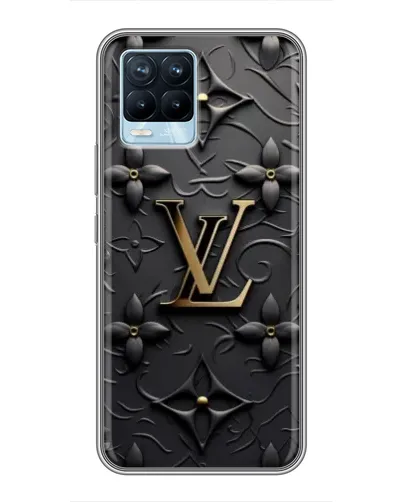 Чехол для Realme 8 с картинкой «Кожаная текстура LV» Чехол для Realme 8 с картинкой «Кожаная текстура LV»