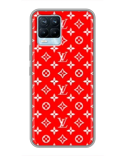 Чехол для Realme 8 с картинкой «Яркий паттерн LV» Чехол для Realme 8 с картинкой «Яркий паттерн LV»