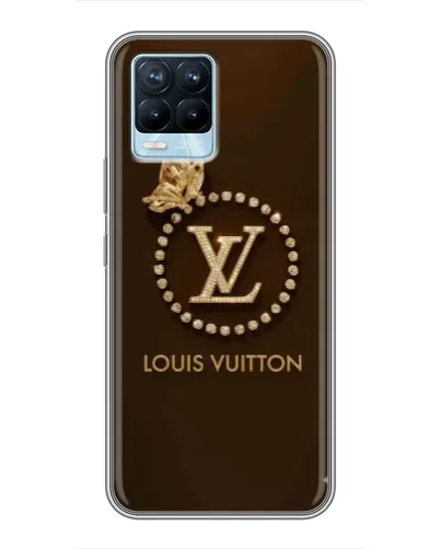 Чехол для Realme 8 с картинкой «LV — золотая печать» Чехол для Realme 8 с картинкой «LV — золотая печать»