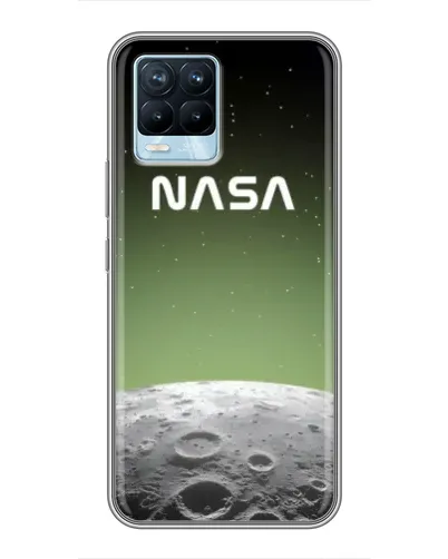 Чехол для Realme 8 с картинкой «NASA — лунный градиент»