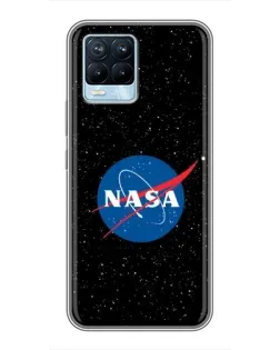 Чехол для Realme 8 с картинкой «NASA — звездное небо»