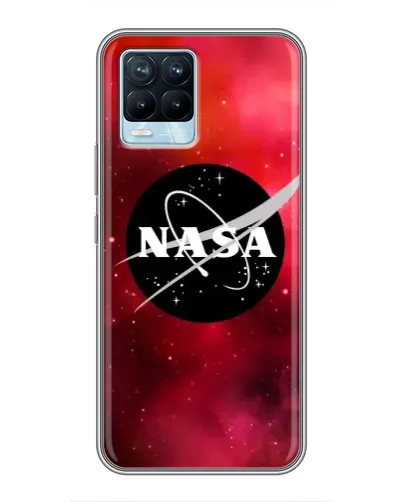 Чехол для Realme 8 с картинкой «NASA — красная туманность»