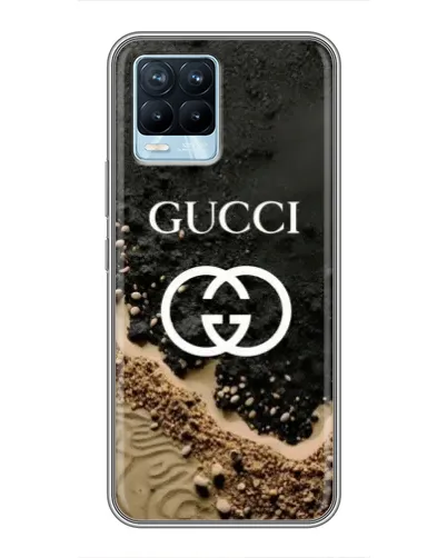 Чехол для Realme 8 с картинкой «Gucci — песчаные дюны»