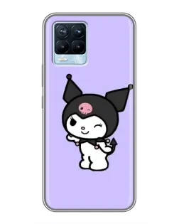 Чехол для Realme 8 с картинкой «Классическая Kuromi»