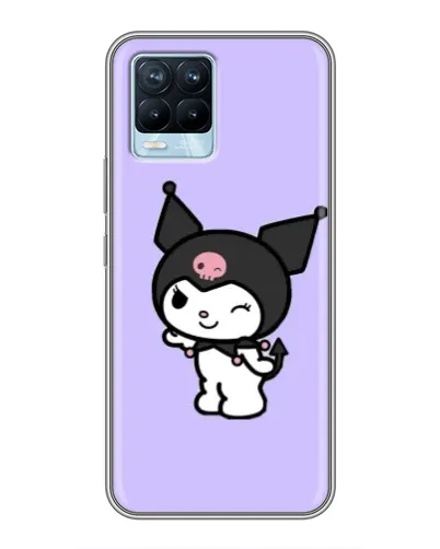Чехол для Realme 8 с картинкой «Классическая Kuromi»