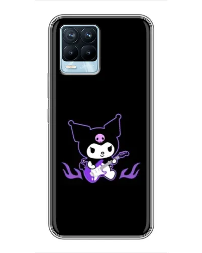 Чехол для Realme 8 с картинкой «Электрическая Kuromi»