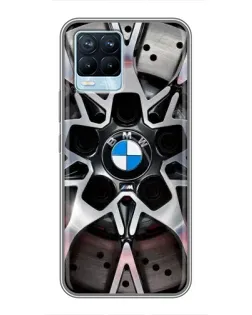 Чехол для Realme 8 с картинкой «BMW — деталь диска» Чехол для Realme 8 с картинкой «BMW — деталь диска»