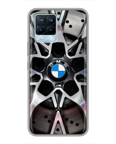Чехол для Realme 8 с картинкой «BMW — деталь диска»