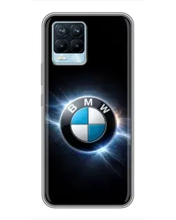 Чехол для Realme 8 с картинкой «BMW — неоновое сияние» Чехол для Realme 8 с картинкой «BMW — неоновое сияние»