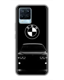 Чехол для Realme 8 с картинкой «BMW — взгляд из темноты»