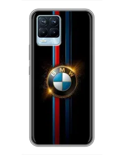 Чехол для Realme 8 с картинкой «BMW M-Power неон»