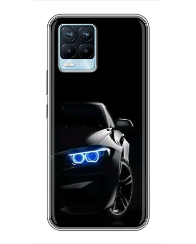Чехол для Realme 8 с картинкой «BMW — ночной взгляд» Чехол для Realme 8 с картинкой «BMW — ночной взгляд»