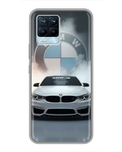 Чохол для Realme 8 з картинкою «BMW в білому диму» Чохол для Realme 8 з картинкою «BMW в білому диму»