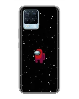 Чехол для Realme 8 с картинкой «Красный Among Us» Чехол для Realme 8 с картинкой «Красный Among Us»