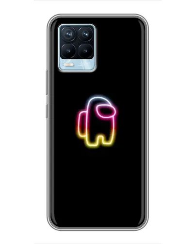Чехол для Realme 8 с картинкой «Among Us градиент»