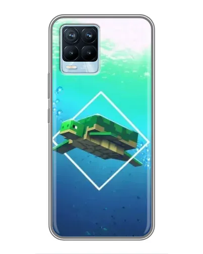 Чохол для Realme 8 з картинкою «Черепаха Minecraft» Чохол для Realme 8 з картинкою «Черепаха Minecraft»