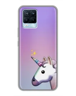 Чохол для Realme 8 з картинкою «Єдиноріг градієнт»
