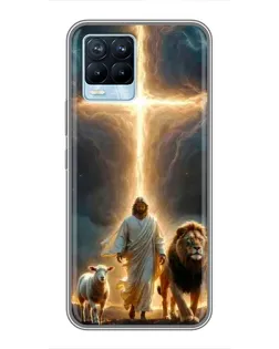 Чохол для Realme 8 з картинкою «Лев Юди та Світло» Чохол для Realme 8 з картинкою «Лев Юди та Світло»