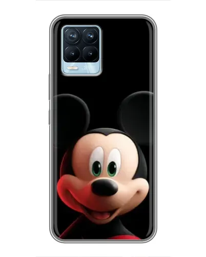 Чехол для Realme 8 с картинкой «Улыбающийся Микки Маус»