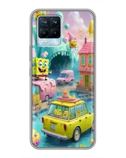 Чохол для Realme 8 з картинкою «Монстр-трак пригоди»